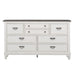 Liberty Furniture Allyson Park Drawer Dresser in Wirebrushed White image
