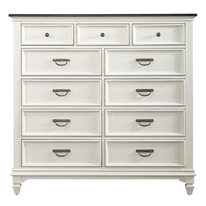 Allyson Park 11 Drawer Chesser in Wirebrushed White image