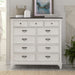 Liberty Furniture Allyson Park 11 Drawer Chesser in Wirebrushed White image