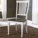 Liberty Furniture Allyson Park Slat Back Side Chair in White with Charcoal (Set of 2) image