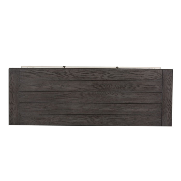 Allyson Park Buffet in White with Charcoal