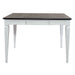 Allyson Park Pedestal Counter Height Leg Table in Wirebrushed White image
