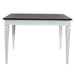 Allyson Park Pedestal Counter Height Leg Table in Wirebrushed White image