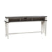 Allyson Park Console Bar Table in Wirebrushed White image