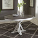 Liberty Furniture Allyson Park Pedestal Table in White with Charcoal image