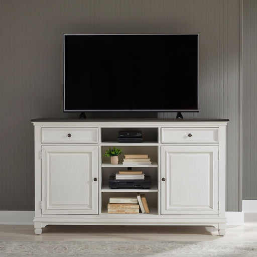 Allyson Park 68 Inch Highboy TV Console in Wirebrushed White image