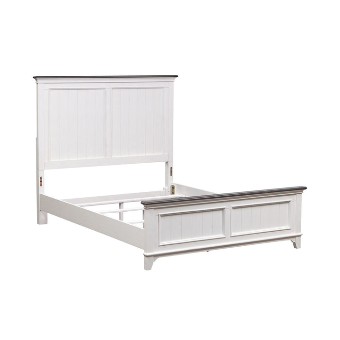 Allyson Park Panel Bed, Dresser & Mirror image