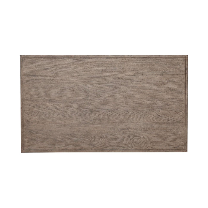 City Scape Cocktail Table in White Oak Veneers