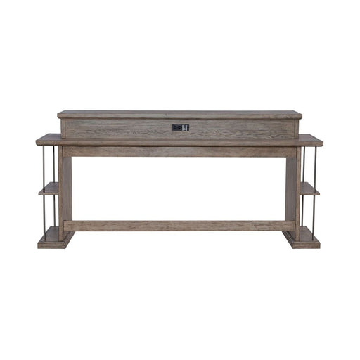 Liberty Furniture City Scape Console Bar Table in White Oak Veneers image