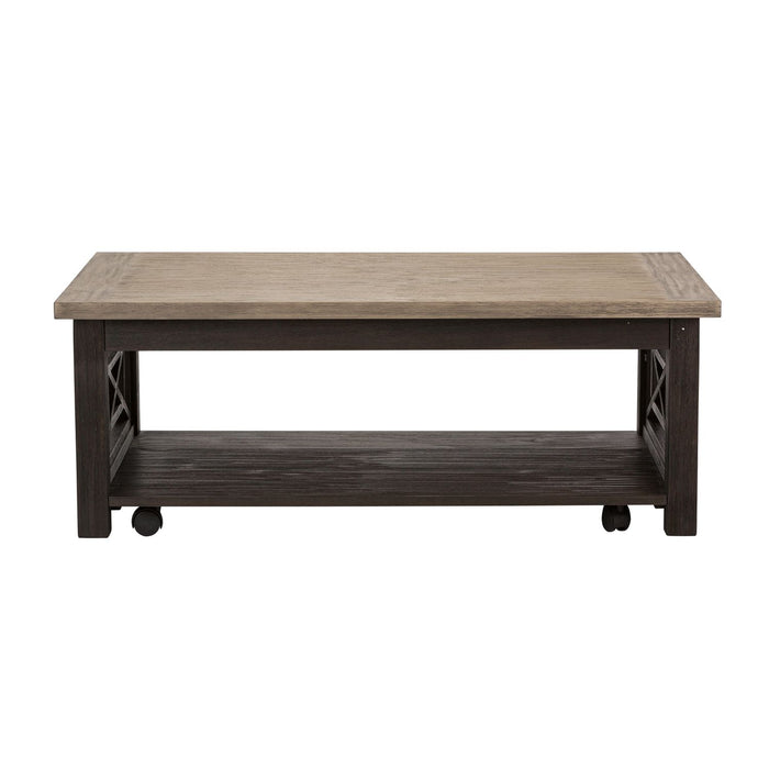 Heatherbrook Cocktail Table in Charcoal and Ash