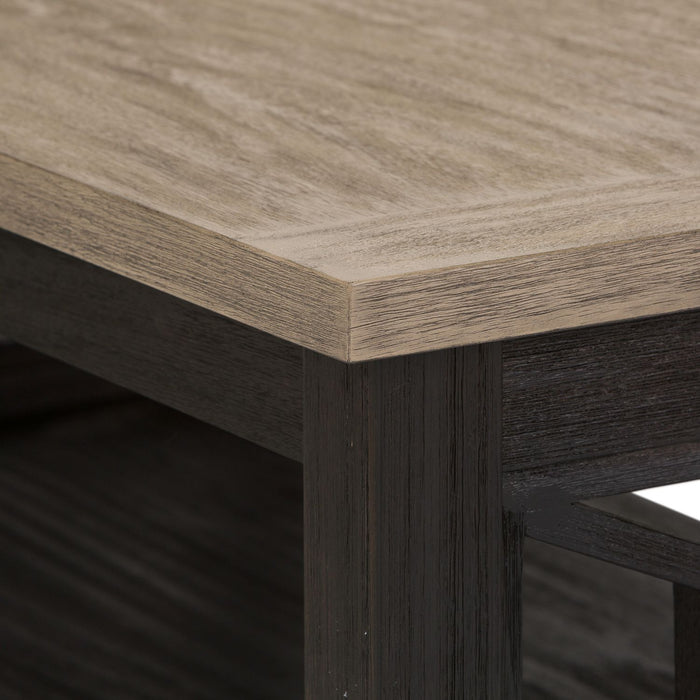 Heatherbrook Cocktail Table in Charcoal and Ash