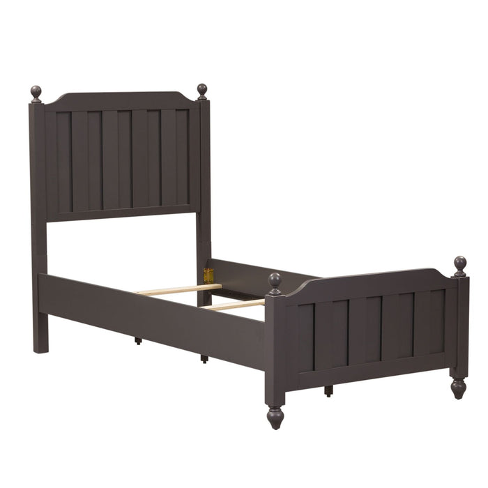 Cottage View Full Panel Bed in Dark Gray