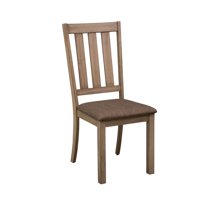 Sun Valley Slat Back Side Chair in Sandstone (RTA)