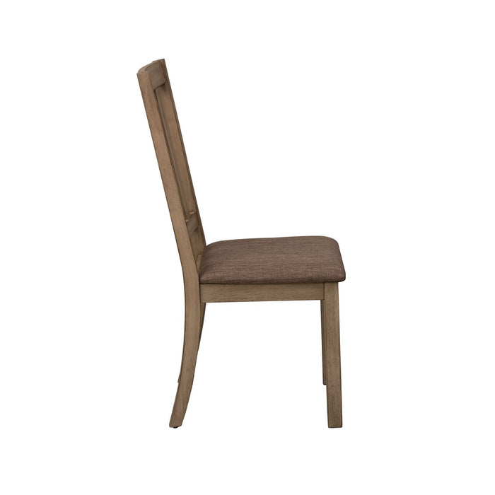 Sun Valley Slat Back Side Chair in Sandstone (RTA)