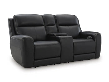 5Z-Comfort Power Reclining Loveseat with Console