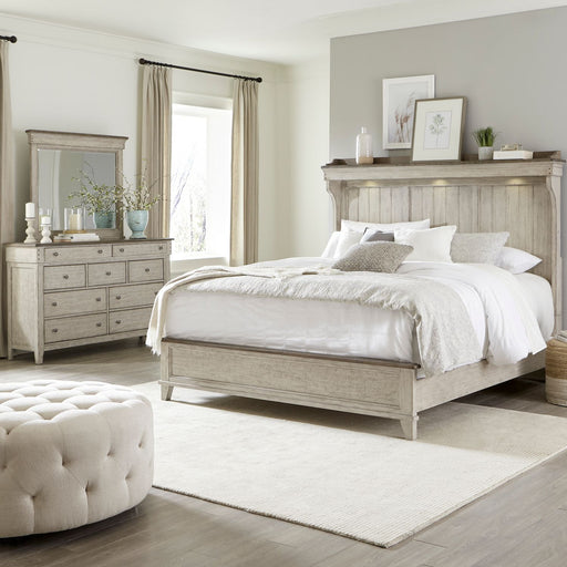 Ivy Hollow King Mantle Bed, Dresser & Mirror image