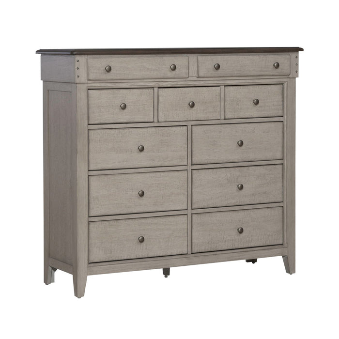 Ivy Hollow 11 Drawer Chesser in Weathered Linen