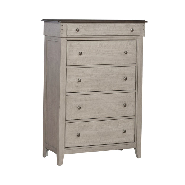 Ivy Hollow 5 Drawer Chest in Weathered Linen
