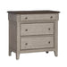 Ivy Hollow 3 Drawer Bedside Chest w/ Charging Station in Weathered Linen image