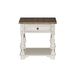 Morgan Creek End Table in Antique White image