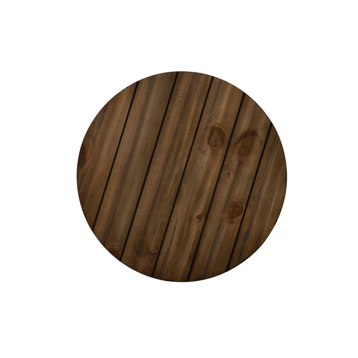 Morgan Creek Chair Side Table in Antique White