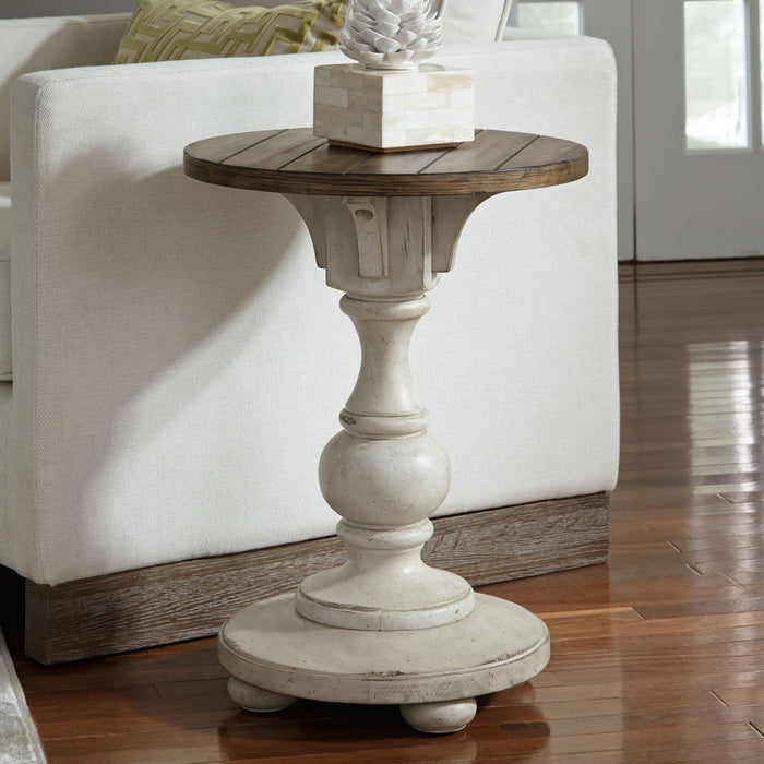 Liberty Morgan Creek Chair Side Table in Antique White image
