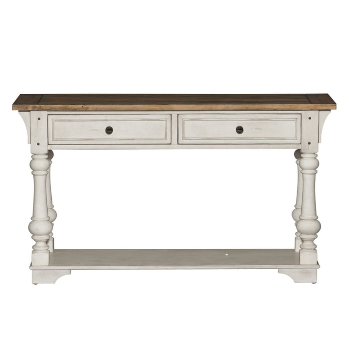 Morgan Creek Sofa Table in Antique White