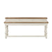 Morgan Creek Console Bar Table in Antique White image
