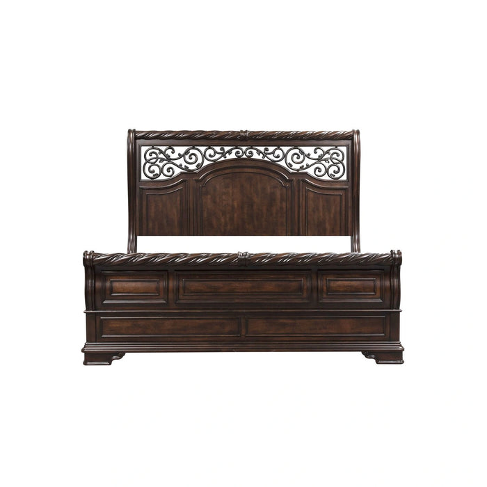 Arbor Place King California Sleigh Bed, Dresser & Mirror, Chest, Night Stand image