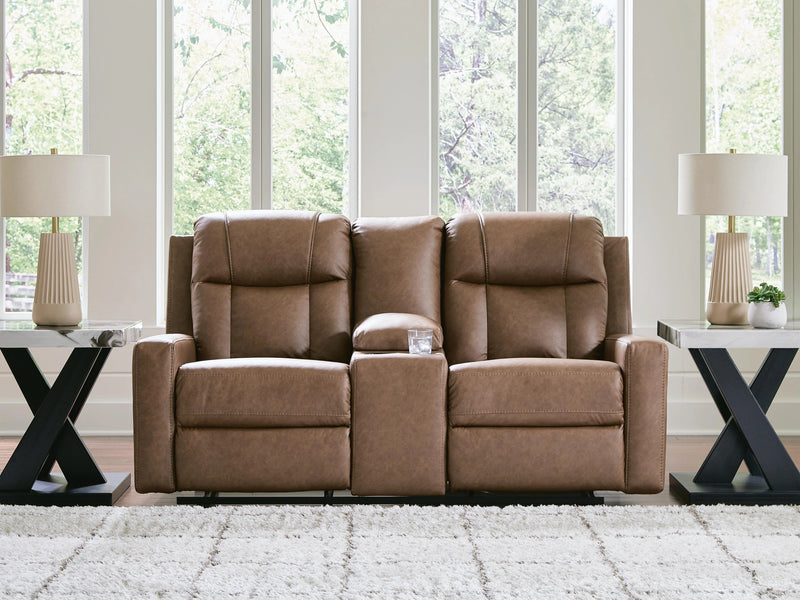 Mackmenville Reclining Loveseat with Console