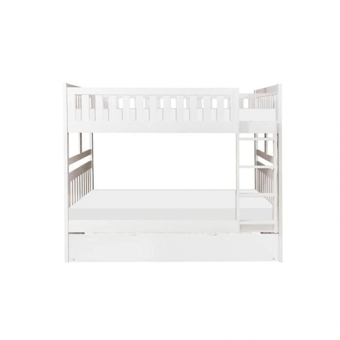 Galen Full/Full Bunk Bed w/ Twin Trundle in White B2053FFW-1*R
