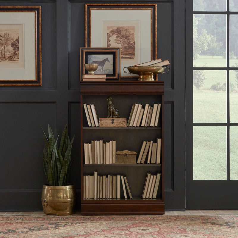 Brayton Manor Jr Executive 48 Inch Bookcase (RTA) in Cognac image