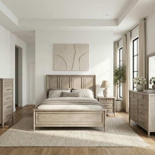 Rochelle Park Panel Bed, Dresser & Mirror, Chest, Night Stand image