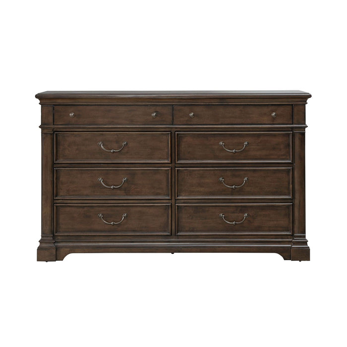 Arden Road 8 Drawer Dresser in Satin Cherry