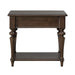 Arden Road Drawer End Table in Satin Cherry image
