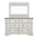 Abbey Park King California Sleigh Bed, Dresser & Mirror image