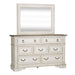 Abbey Park Uph Sleigh Bed, Dresser & Mirror, Chest image