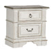 Abbey Park Uph Sleigh Bed, Dresser & Mirror, Night Stand image