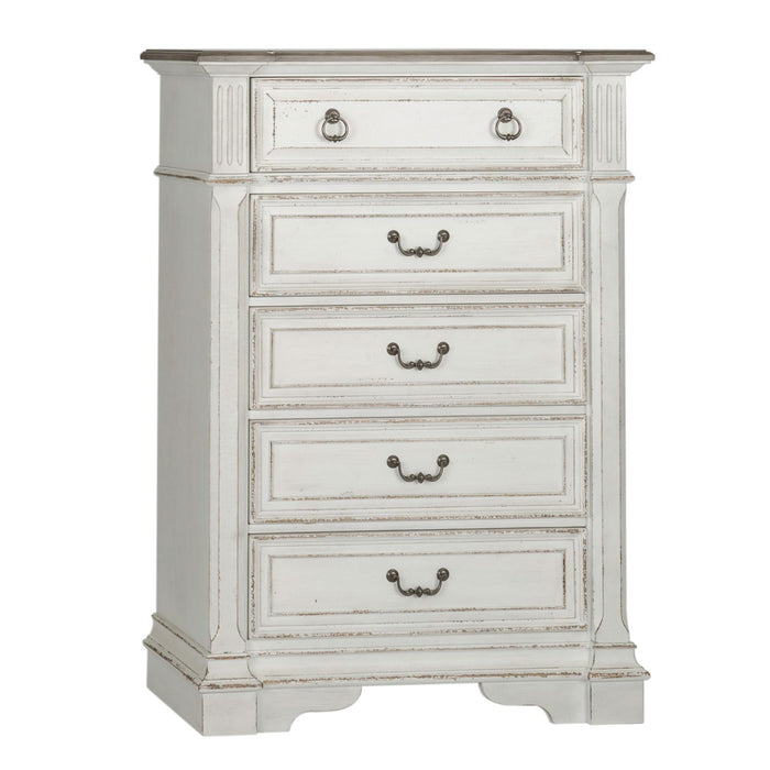 Abbey Park Drawer Chest in Antique White image