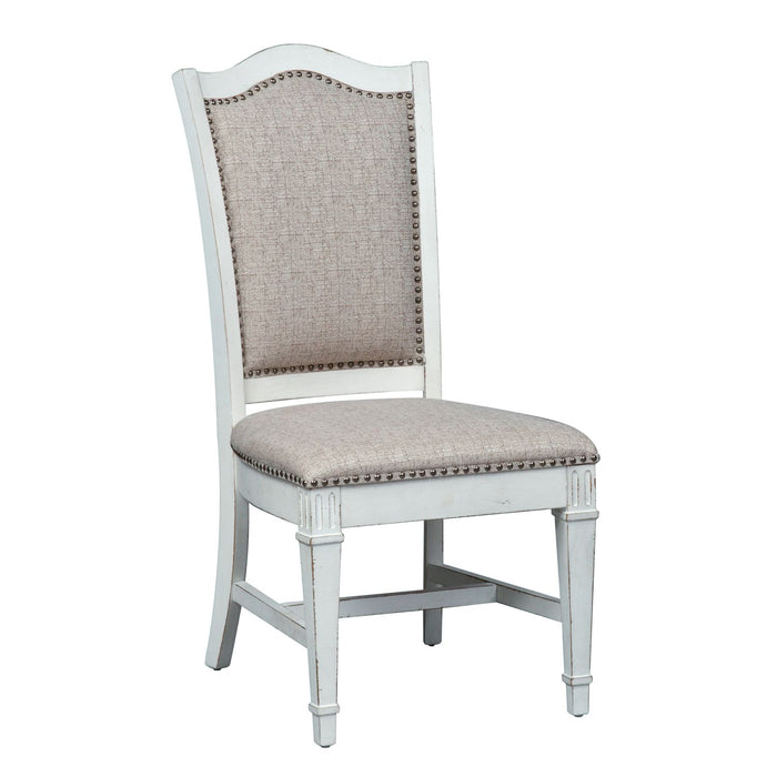 Abbey Park Upholstered Side Chair (set of 2) in Antique White
