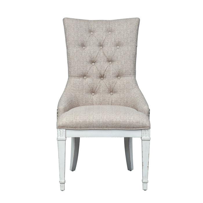 Abbey Park Hostess Chair in Antique White (Set of 2)