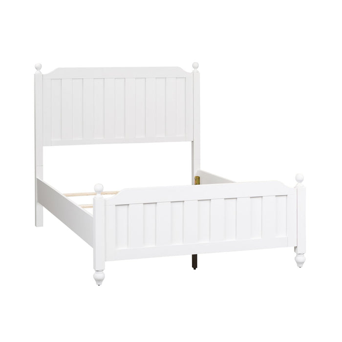 Cottage View Full Panel Bed in White
