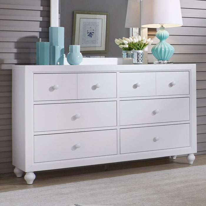 Cottage View 6 Drawer Dresser