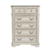 Magnolia Manor Uph Sleigh Bed, Dresser & Mirror, Chest, Night Stand image