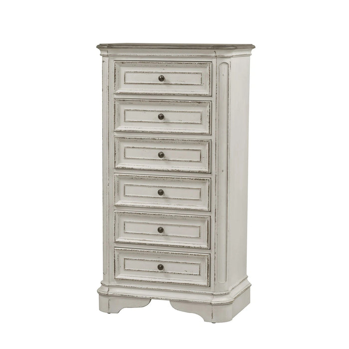 Magnolia Manor Lingerie Chest in Antique White image