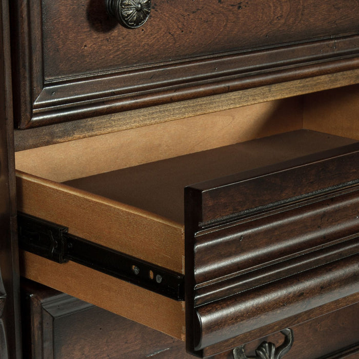 Arbor Place King Sleigh Bed, Dresser & Mirror