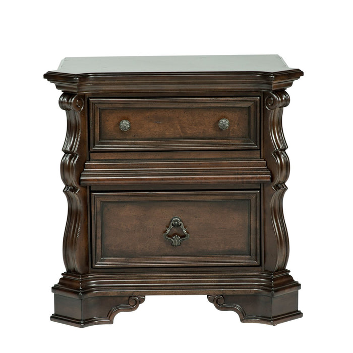 Arbor Place King Sleigh Bed, Dresser & Mirror, Chest, Night Stand