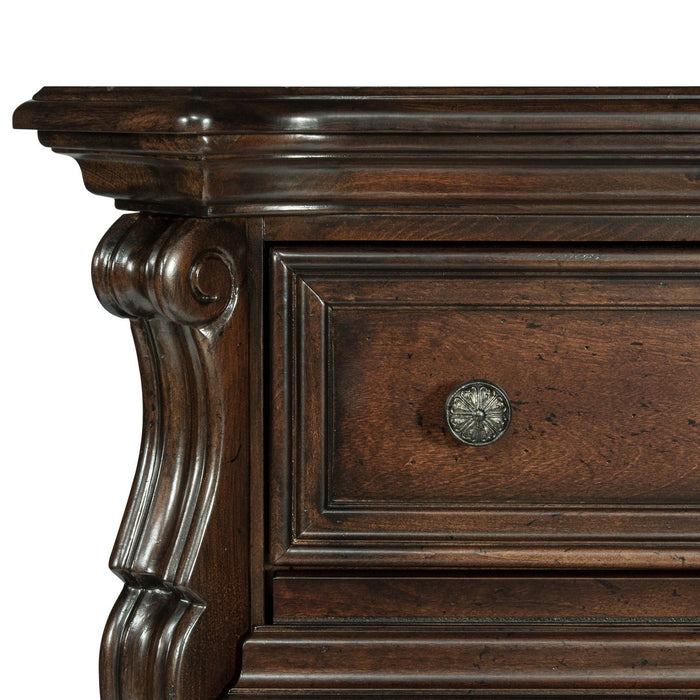 Arbor Place Queen Sleigh Bed, Dresser & Mirror, Night Stand