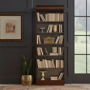 Brayton Manor Jr Executive 82 Inch Bookcase (RTA) in Cognac image