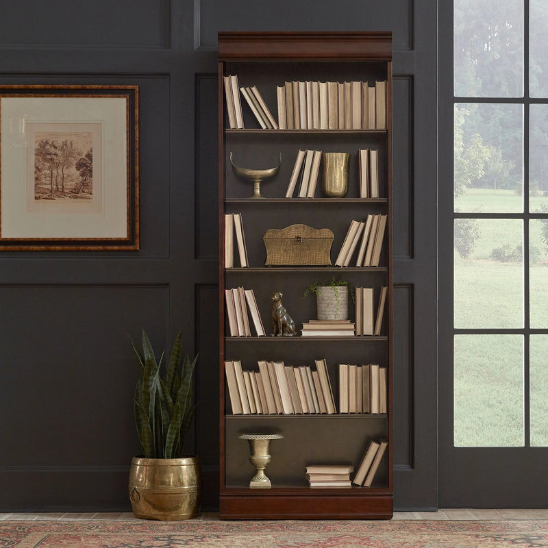 Brayton Manor Jr Executive 82 Inch Bookcase (RTA) in Cognac image